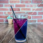 Trà hoa đậu biếc hữu cơ tại Saigon Vegan, Garden Grove, CA