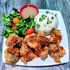 Bông cải chiên giòn sốt cam nhà làm tại Saigon Vegan, Garden Grove, CA
