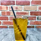 Trà lá dứa nóng/đá tại Saigon Vegan, Garden Grove, CA